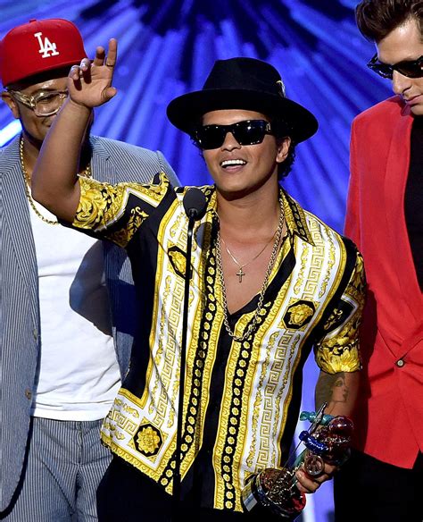 bruno mars versace shirt and shorts|Bruno Mars Versace shirt.